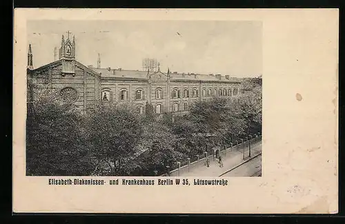 AK Berlin-Wilmersdorf, Elisabeth-Diakonissen und Krankenhaus in der Lützowstrasse
