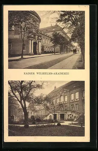 AK Berlin, Kaiser Wilhelms-Akademie, Rückansicht, Invalidenstrasse