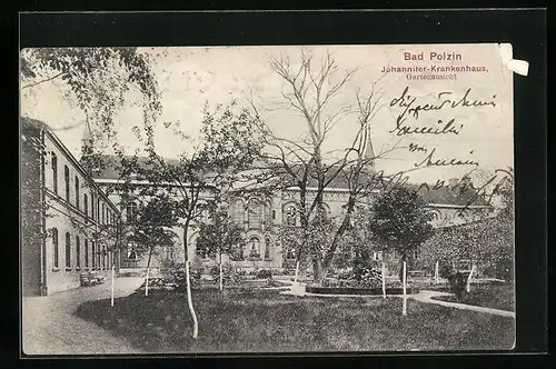 AK Bad Polzin, Johanniter-Krankenhaus, Garten
