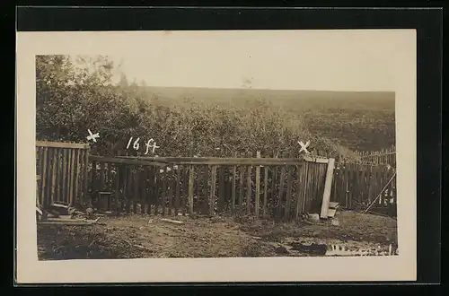 Foto-AK Manchester, CA, Ern Fitch Ranch after the Earth Quake 1906