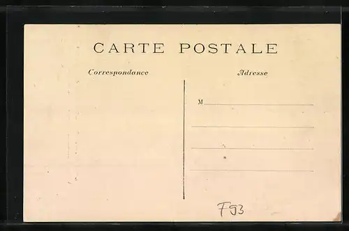 AK Gorunay-sur-Marne, Inondations de Janvier 1910, Un lavoir au coin du Bureau de tabac, Route de Champs