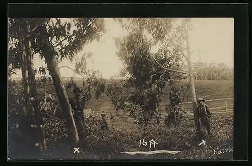 Foto-AK Manchester, CA, Ern Fitch Ranch after Earthquake 1906