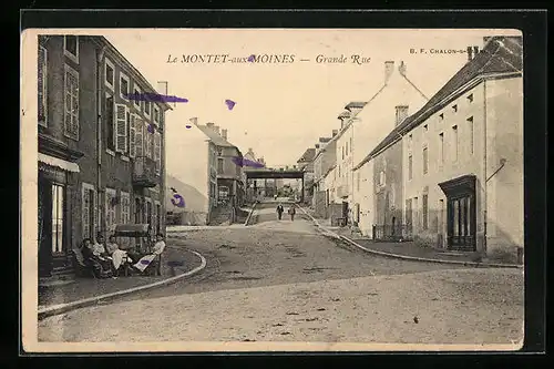 AK Le Montet-aux-Moines, Grande Rue