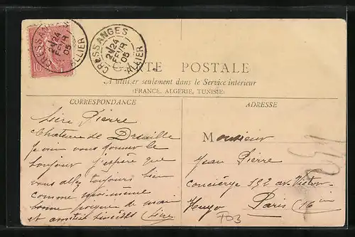 AK Le Montet-aux-Moines, Grande Rue