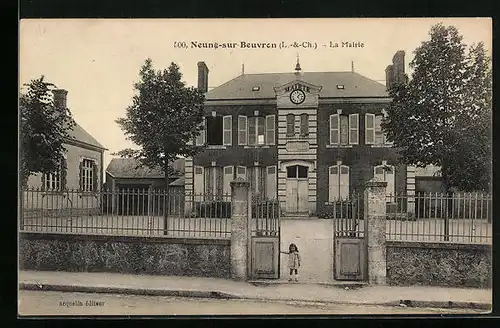 AK Neung-sur-Beuvron, La Mairie