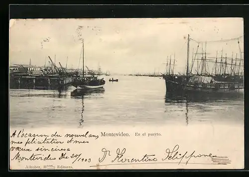 AK Montevideo, En el puerto