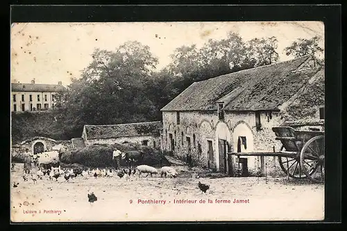 AK Ponthierry, Intérieur de la ferme Jamet
