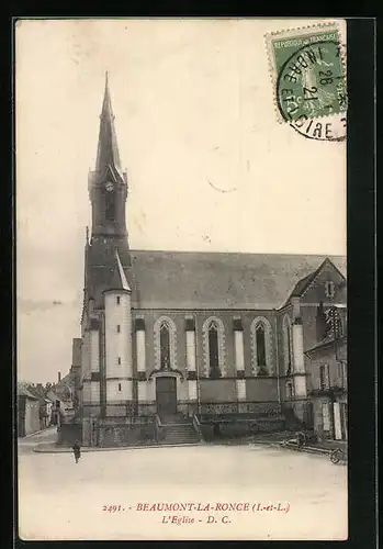 AK Beaumont-la-Ronce, L`Eglise