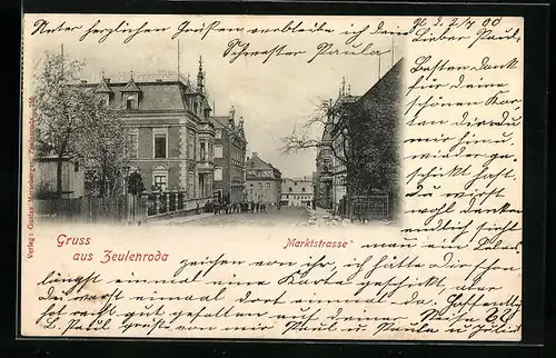 AK Zeulenroda, Partie in der Marktstrasse