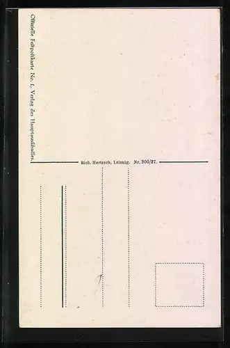 Künstler-AK Leisnig, Heimatfest 1927 mit Wappen