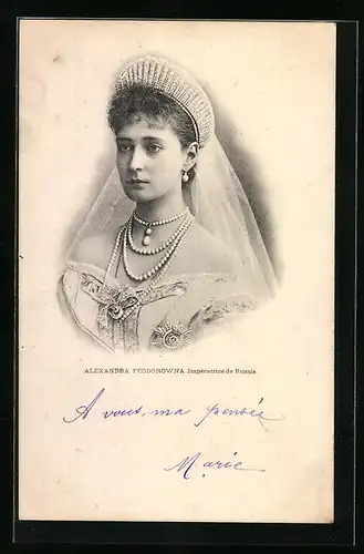 AK Zarin Alexandra Feodorowna von Russland