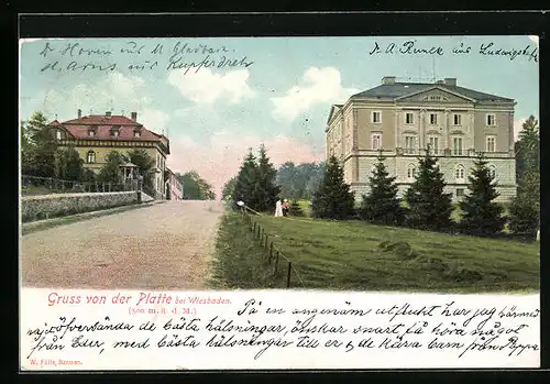 AK Wiesbaden, An der Platte