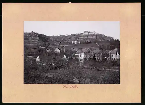 Fotografie Brück & Sohn Meissen, Ansicht Oberlössnitz, Blick auf das Restaurant Wilhelms Höhe, Bennoschlösschen