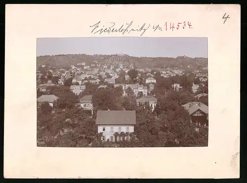 Fotografie Brück & Sohn Meissen, Ansicht Kötzschenbroda - Niederlössnitz, Blick über den Ortsteil mit Wohnhäusern