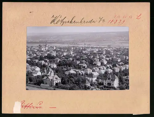 Fotografie Brück & Sohn Meissen, Ansicht Kötzschenbroda-Niederlössnitz, Blick über die Villen im Ort