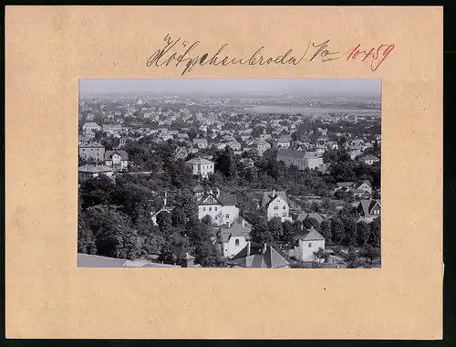 Fotografie Brück & Sohn Meissen, Ansicht Kötzschenbroda-Niederlössnitz, Blick über die Wohnhäuser der Stadt