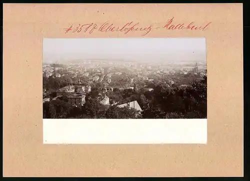 Fotografie Brück & Sohn Meissen, Ansicht Oberlössnitz, Blick über die Dächer der Stadt