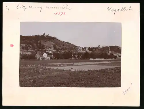 Fotografie Brück & Sohn Meissen, Ansicht Zitzschewig, Blick auf die Häuser Bischofspresse, Alban Mannschatz, Nitzschke