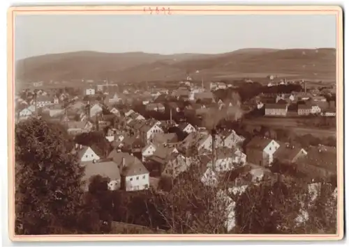 Fotografie Brück & Sohn Meissen, Ansicht Olbernhau i. Erzg., Blick auf die Stadt mit Wohnhäusern