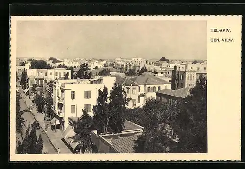 AK Tel-Aviv, Blick über die Dächer der Stadt