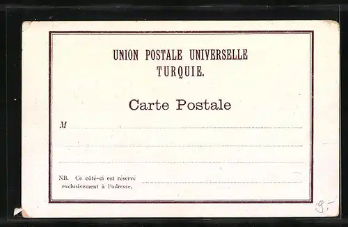 Lithographie Jerusalem, Grabeskirche von hinten gesehen, Garten Gethsemane