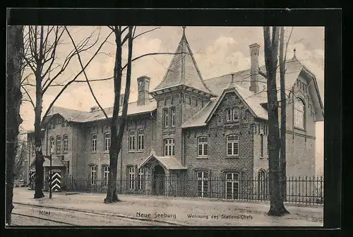 AK Kiel, Neue Seeburg, Wohnung des Stations-Chefs