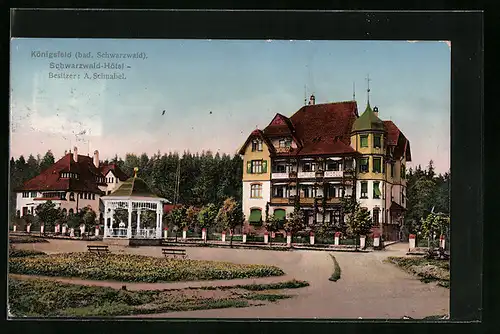 AK Königsfeld / Schwarzwald, Schwarzwald-Hotel