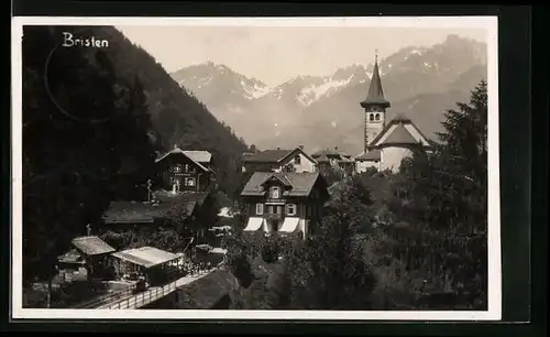 AK Bristen, Teilansicht aus der Vogelschau