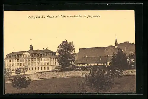 AK Appenzell, Collegium St. Anton mit Kapuzinerkloster