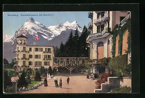 AK Seelisberg, Kurhaus mit Urirotstock
