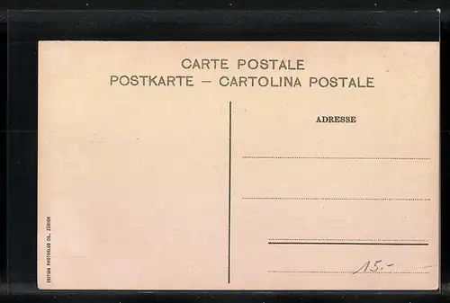 AK Seelisberg, Panorama gegen Brunnen mit Kl. Mythen u. Gr. Mythen