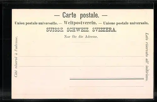 AK Appenzell, Panorama mit dem Säntis