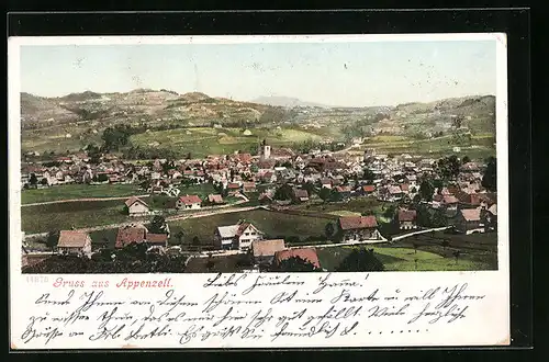 AK Appenzell, Totalansicht