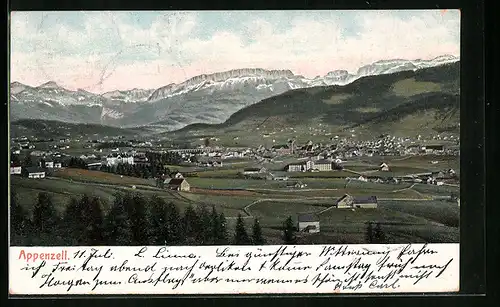 AK Appenzell, Totalansicht