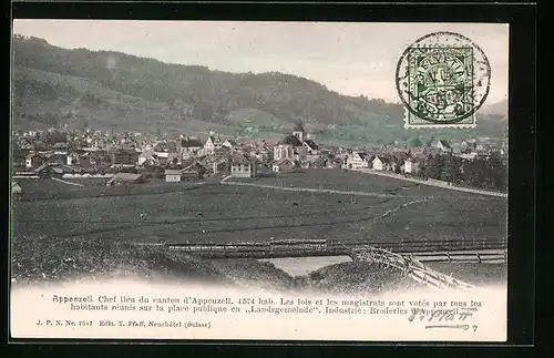 AK Appenzell, Gesamtansicht