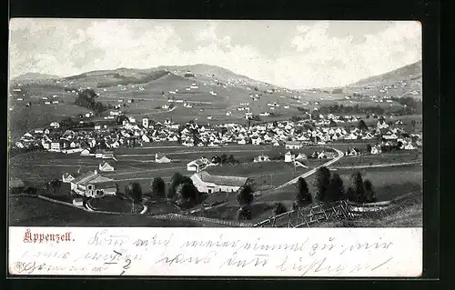 AK Appenzell, Totalansicht