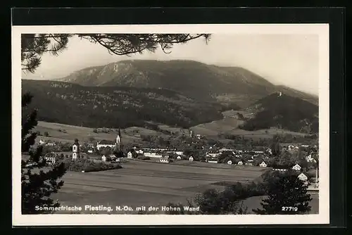 AK Piesting, Panorama mit der hohen Wand