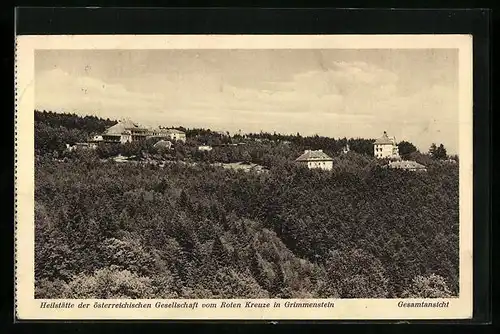 AK Grimmenstein, Heilstätte der österreichischen Gesellschaft vom Roten Kreuz