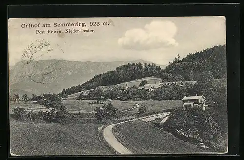 AK Orthof am Semmering, Panorama