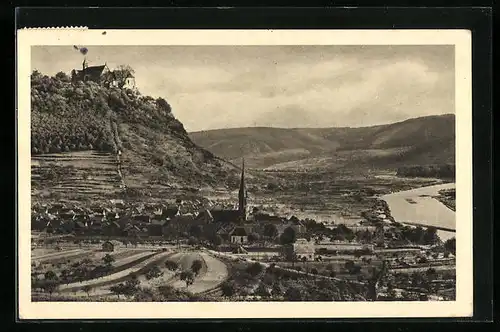 AK Gross-Heubach /Main, Ortsansicht mit Kloster Engelberg