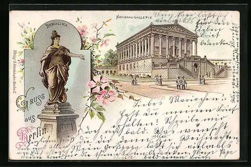 Lithographie Berlin, National-Gallerie, Berolina