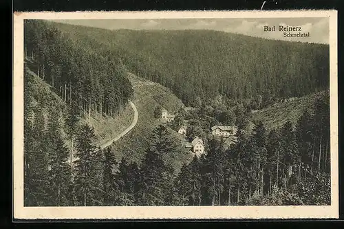 AK Bad Reinerz, Ortsansicht im Schmelztal