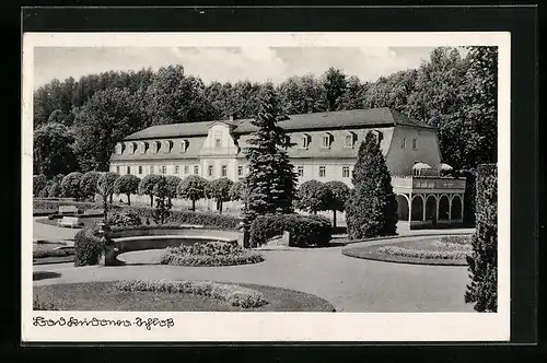 AK Bad Kudowa, Schloss mit Parkanlage