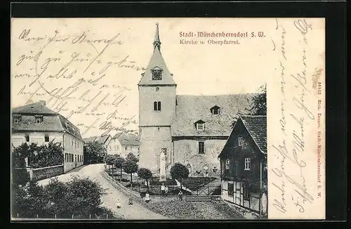 AK Münchenbernsdorf, Kirche und Oberpfarrei