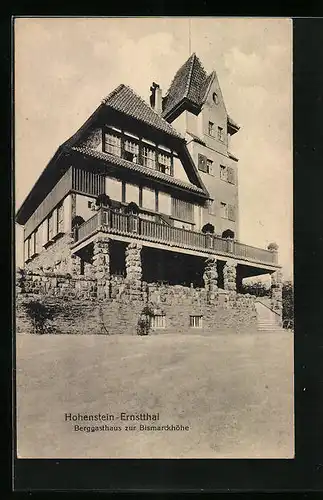 AK Hohenstein-Ernstthal, Berggasthaus zur Bismarckhöhe