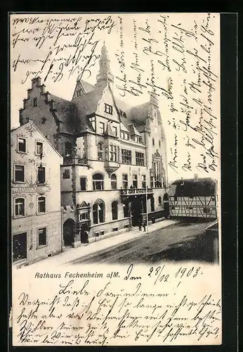 AK Frankfurt-Fechenheim, Rathaus