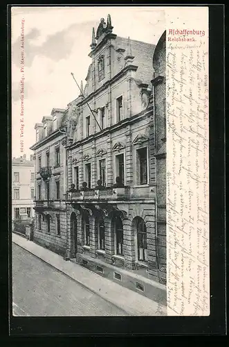 AK Aschaffenburg, Ansicht der Reichsbank