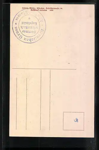 AK Schellenberg, Gasthaus Kugelmühl am Eingang zur Almbachklamm