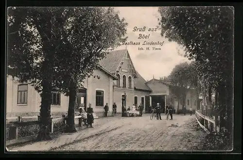 AK Böel, Am Gasthaus Lindenhof