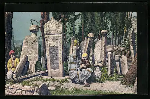 AK Constantinople, Cimetière turc à Scutari